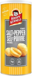 Krispy Kernels Salt&Pepper Peanuts 275g Best By 04/26/24