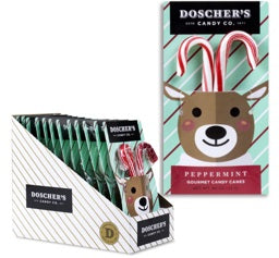 Doscher's Peppermint Candy Canes (EACH) Best By 04/2024