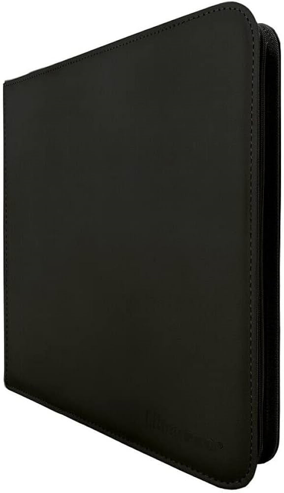Ultra-Pro 12-Pocket Zippered Pro-Binder - Black (Stores 480 Cards)