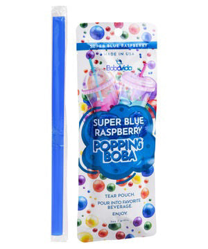 Super Blue Raspberry Popping Boba