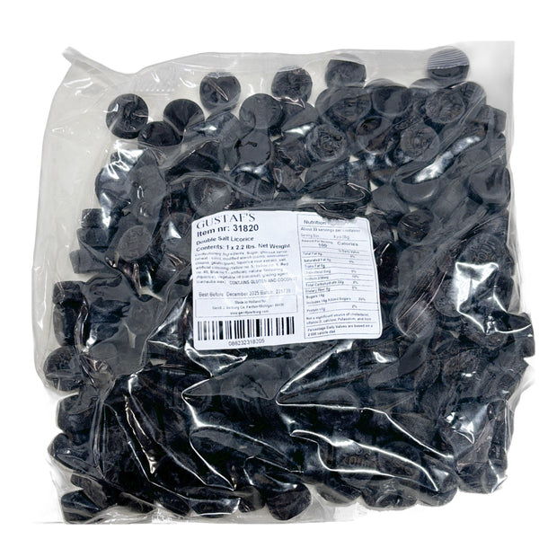 Gustaf's Double Salt Licorice 2.2lbs