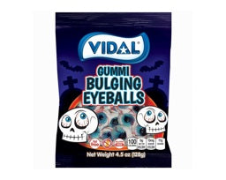 Vidal Gummi Bulging Eyeballs 128g Best By 04/2024