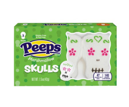 Peeps Marshmallow Skulls 3PK 42g