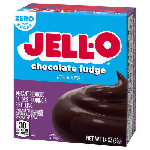 Jell-O Chocolate Fudge Zero Sugar Pudding