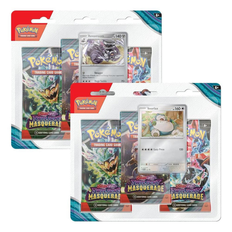 Pokemon - Twilight Masquerade - 3 Pack Blister (Random Artwork)