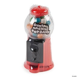 Gumball Machine Toy Bank Best By 09/19/24