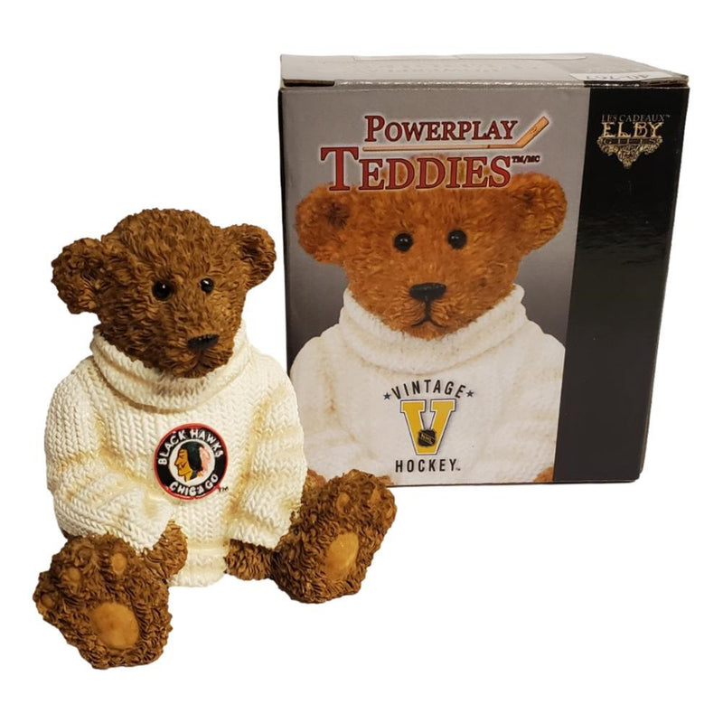 NHL- Mini Teddy Figurine - Chicago Blackhawks