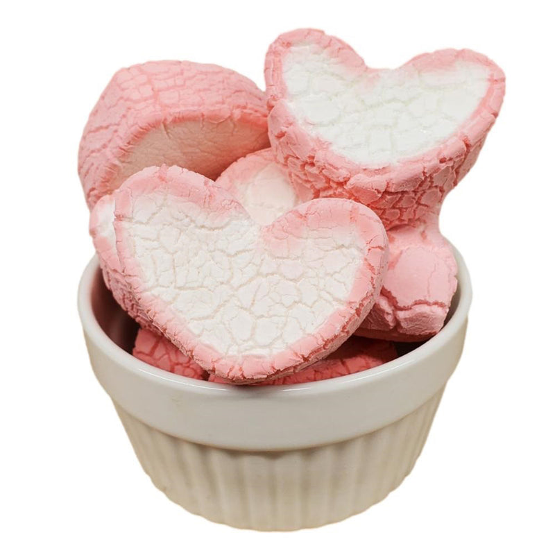 Freeze Dried Strawberry Marshmallow Hearts 6pk