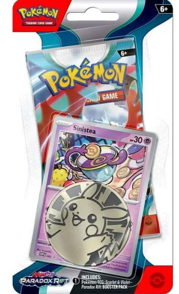 Pokemon Scarlet & Violet Paradox Rift Blister Pack With Coin