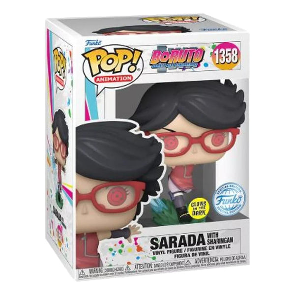 POP! Animation Boruto Naruto Next Gen - Sarada with Sharingan (1358) (GLOW SPECIAL EDITION)