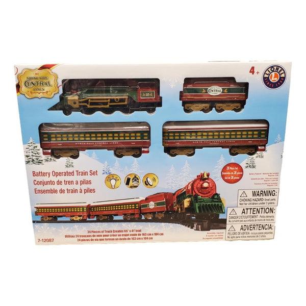 North Pole Central Lines Mini Train Set