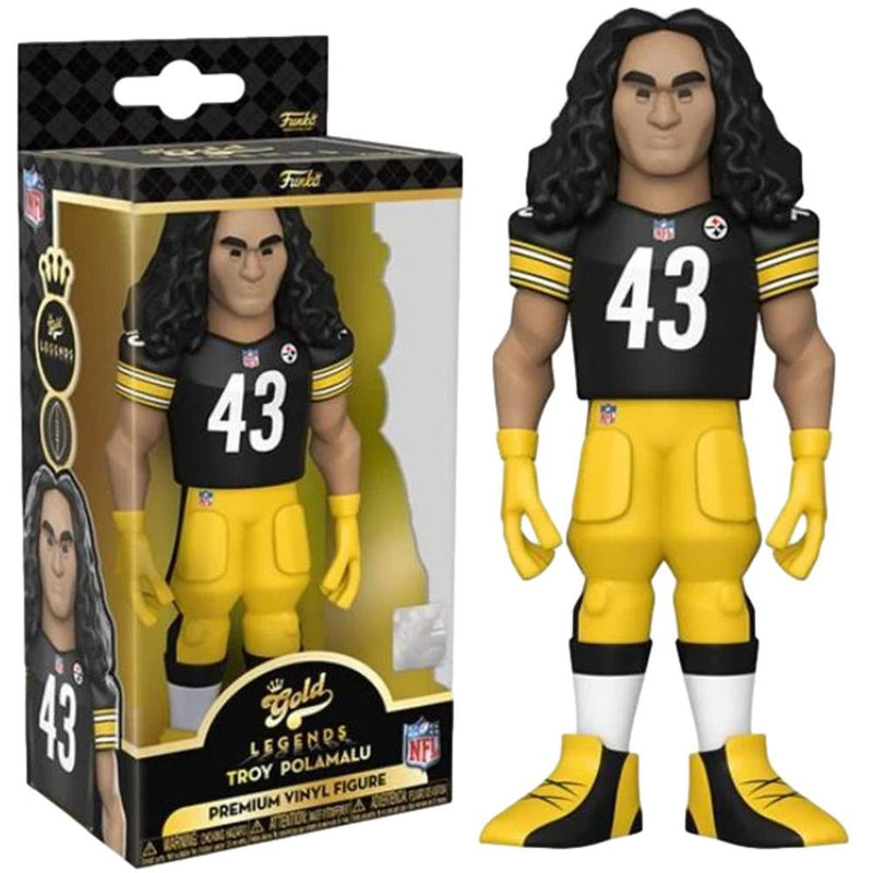 Funko Gold Legends - NFL Steelers Troy Polamalu