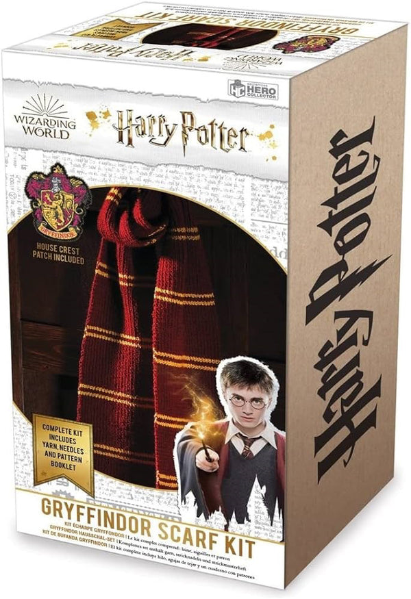 Harry Potter Knitting Kit - Gryffindor Scarf