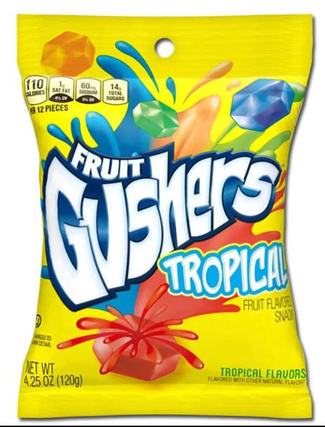 Fruit Gushers Tropical 120g