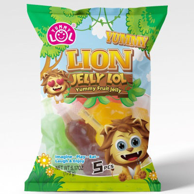 Yummy Lion Fruit Jelly 5pcs