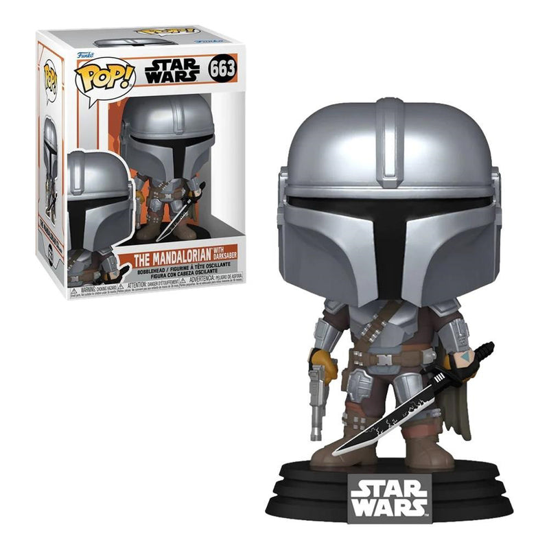 POP! Star Wars - The Mandalorian with Darksaber (663)