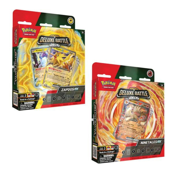 Pokemon- Deluxe Battle Deck Ninetales/Zapdos (EACH)