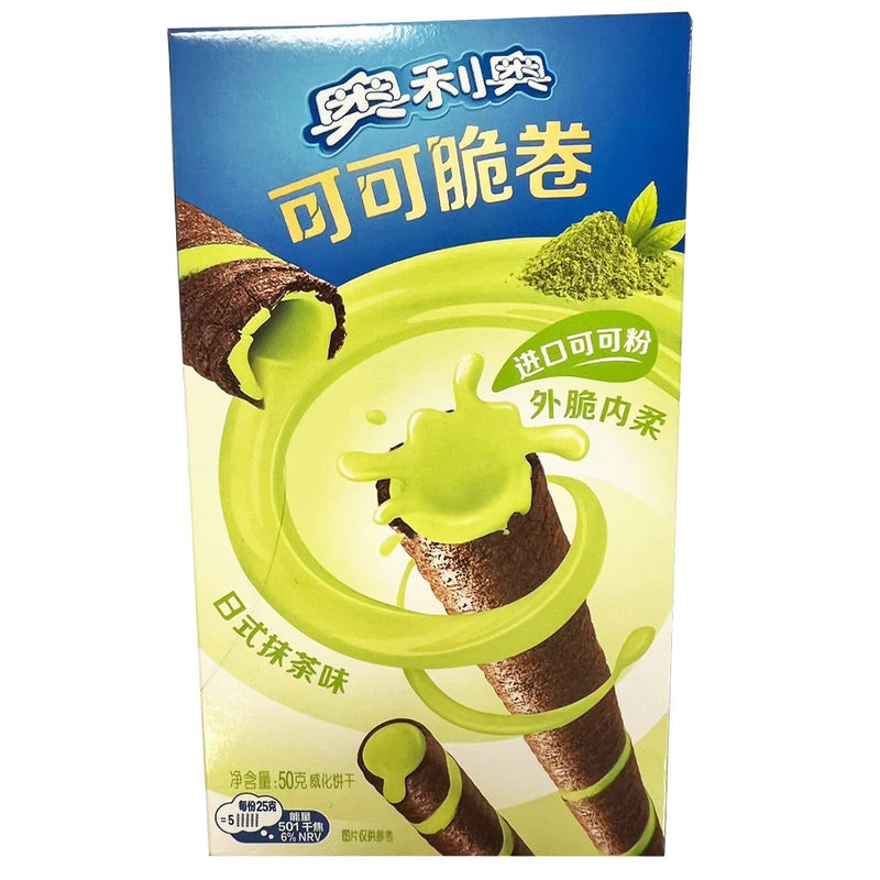 Oreo Cocoa Crisp Roll Matcha 50g