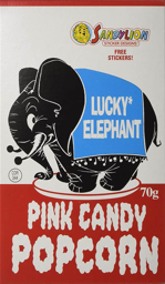 Lucky Elephant Pink Popcorn