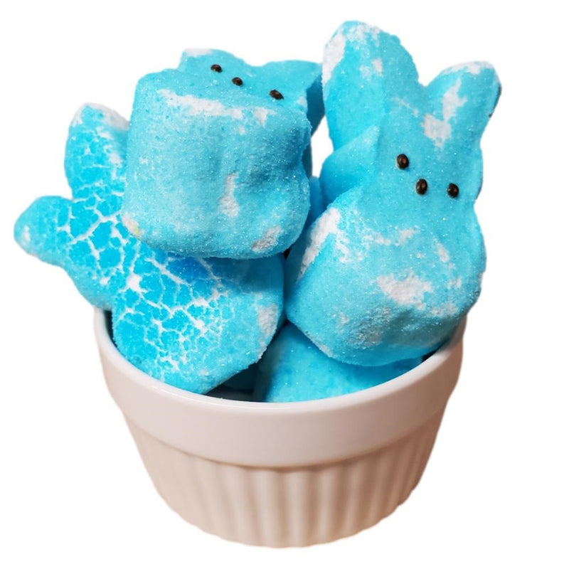 Freeze Dried Peeps Bunnnies (Blue) 4pk