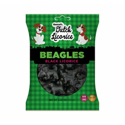 Gustafs Dutch Black Licorice Beagles 150g