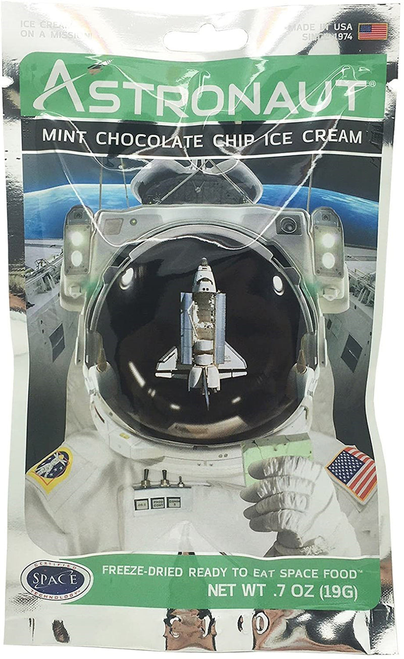 Astronaut Mint Chocolate Chip Ice Cream Sandwich