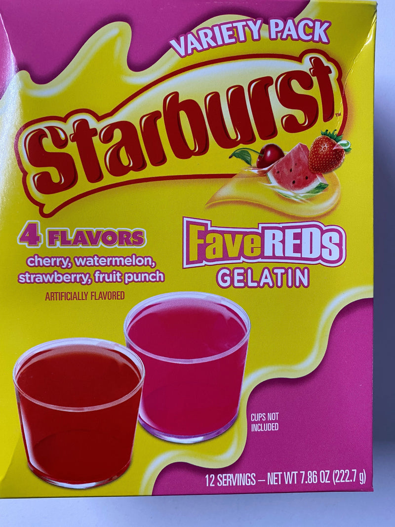 Starburst FaveReds Gelatin 222g