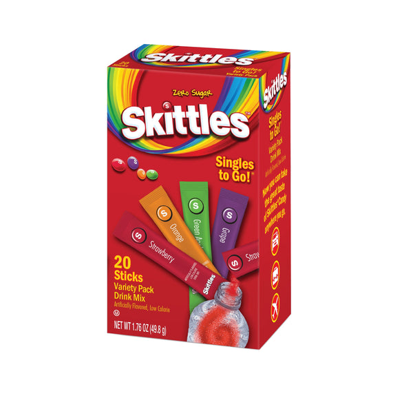 Skittles Singles To Go 20pk