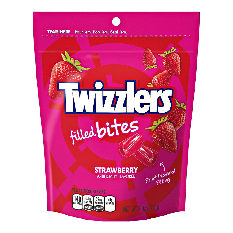 Twizzlers Filled Bites Strawberry 226g