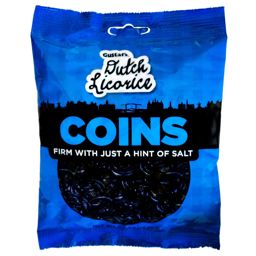 Gustafs Dutch Black Licorice Coins 150g