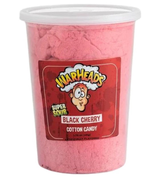 Warheads Cotton Candy Black Cherry 49g