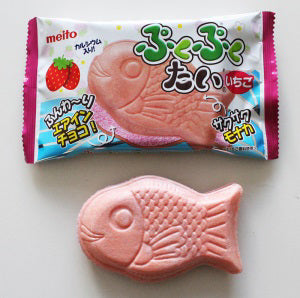 Meito Puku Puku Strawberry Chocolate Wafer