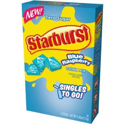 Starburst Singles To Go Blue Raspberry