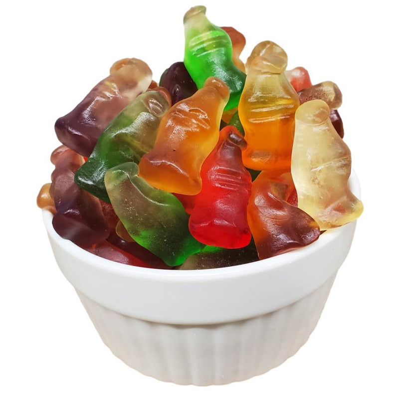 Mini Gummy Soda Bottles 250g